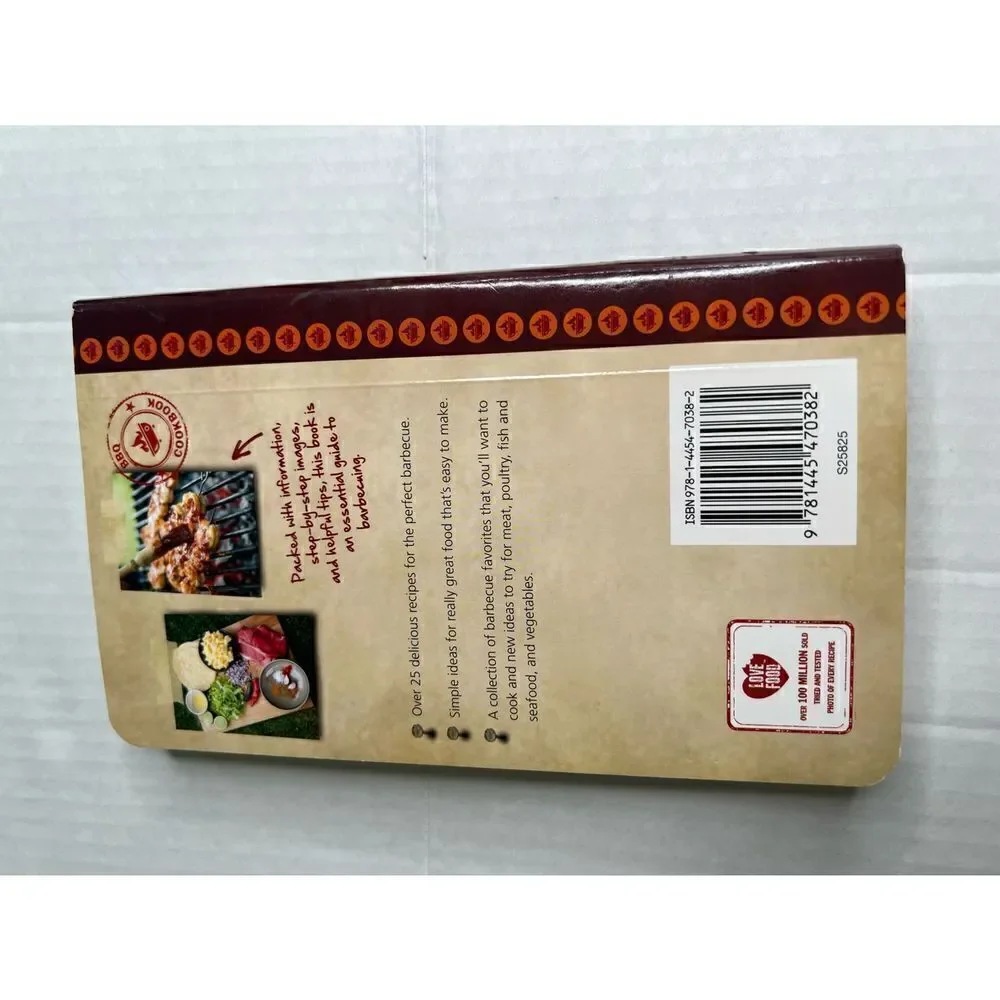3/$15 or 5/$20 BBQ Sizzling Recipes board book cookbook